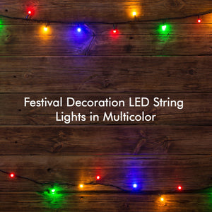 3Mtr Home Decoration Diwali & Wedding LED Christmas String Light Indoor and Outdoor Light ,Festival Decoration Led String Light, Multi-Color Light (15L 3 Mtr)