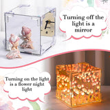 Cube Tulip Night Lamp | Led Decorative Nights Lamp (Multicolor & Design / 1 Set)