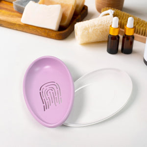 Plastic Soap Dish with Drain, Soap Holder Double-layer (1 Pc)