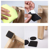 Self Adhesive Furniture Pads - Square (18 Pcs Set)