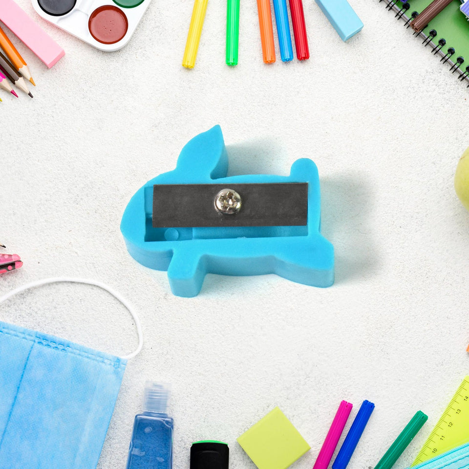 Plastic Small Cute Pencil Sharpener (1 Pc / Mix Design & Color)