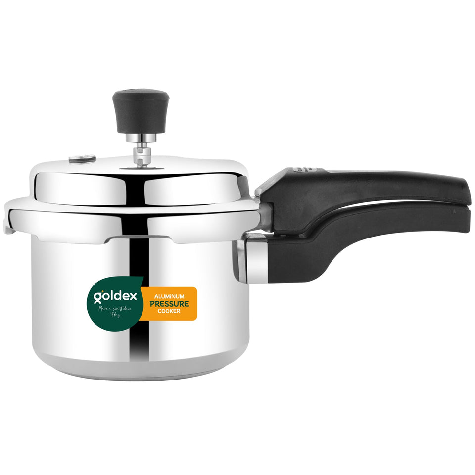 Aluminium Classic Goldex Pressure Cookers With Outer Lid (2 Litres / 5-Year warranty)