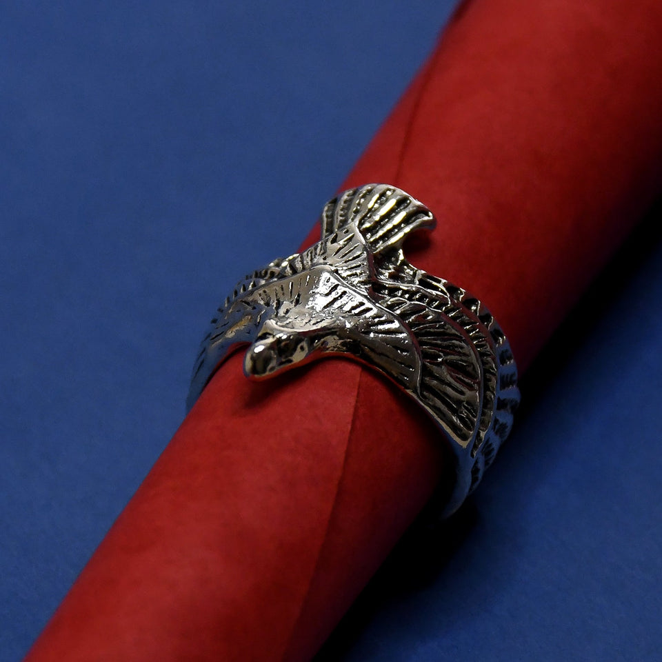 Love And Promises Attractive Flying Eagle Fingre Ring