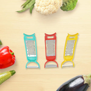 Kitchen 3 in 1 Multi Purpose Vegetable Peeler Grater Cutter for Food Preparation Kitchen 3 in 1 Multi Purpose Vegetable Peeler Grater Cutter for Food Preparation (12 Pc Set)