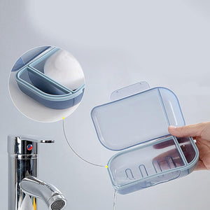 Travel Soap Container, Soap Travel Case with Lid (1 Pc)