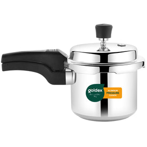 Aluminium Classic Goldex Pressure Cookers With Outer Lid (1.5 Litres / 5-Year warranty)