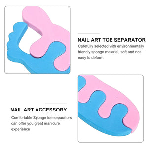 Toe Separators, Toe Spacers Sponge Toe Stretcher Pedicures (1 Pair)