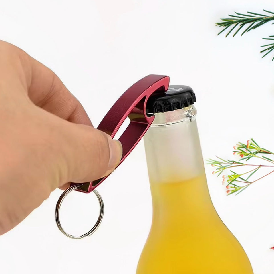 Metal Bottle Opener Keychain (1 Pc)