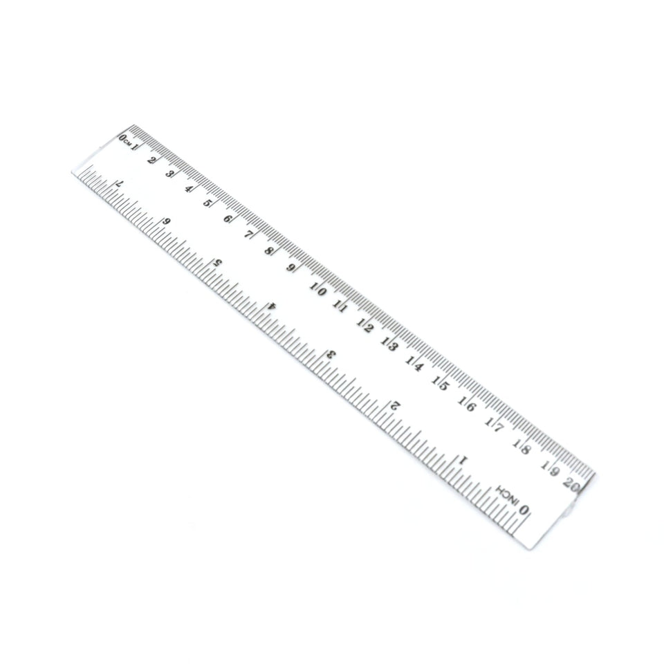 20Cm Ruler For Student Purposes While Studying And Learning In Schools And Homes Etc. (1Pc)