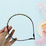 Hairband Pearls Fancy Party Hairband  (1 Pc / Mix Design)