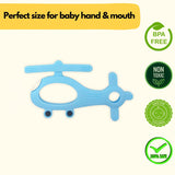 Silicone Helicopter Shape Teether for Baby (1 Pc / Mix Color)