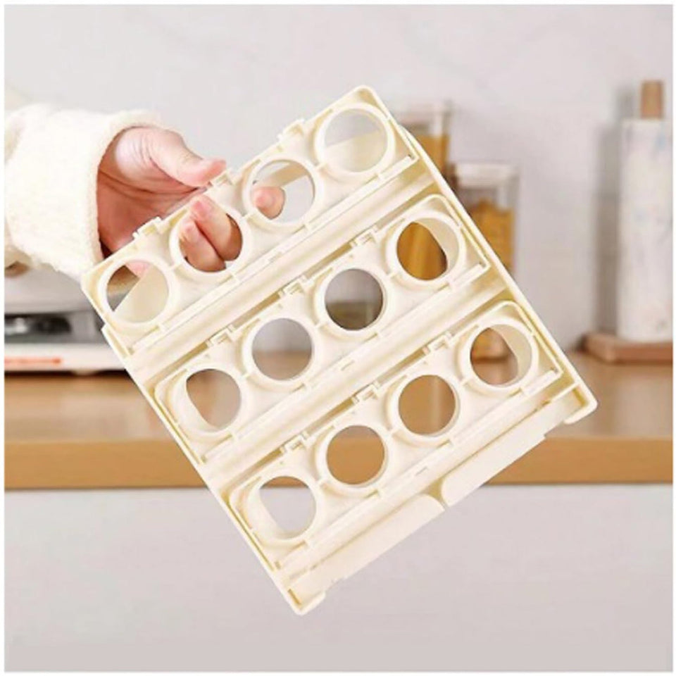 Plastic Foldable Egg Tray | 24 Grid Egg Storage Box (1 Pc)