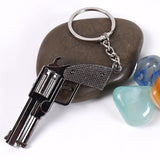 Gun Keychain Metal Weapon Key Rings Pendant for Men, Birthday Gifts (1 Pc)