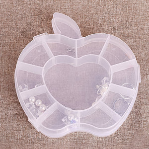 Plastic Apple Shape Jewellery Storage Box (1 Pc)