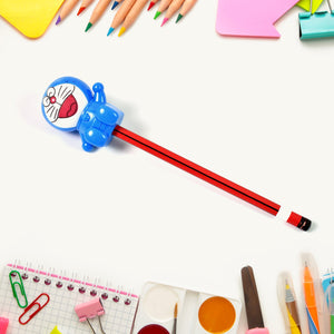 Round Cartoon Shaped Pencil Sharpener (1 Pc)