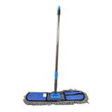 Wet and Dry Cotton Pad Floor Mop with Long Aluminium Handle (1 Pc / Large)