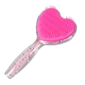 Heart Shape Hair Brush Massage Shower Comb (1 Pc)