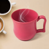 Premium Plastic Coffee / Tea Cups / Mug with Handle (1 Pc / Loose / Mix Color)