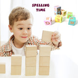 Alphabet Puzzle Spelling & Reading Words (26 Flash Cards & 8 WoodenBlock)