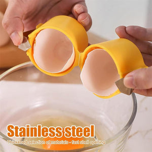 Egg Shell Opener Egg Cracker Tool for Raw Eggs Handheld (1 Pc)