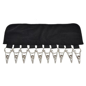 10 Clip Folding Clothes Hanger (1 Pc)