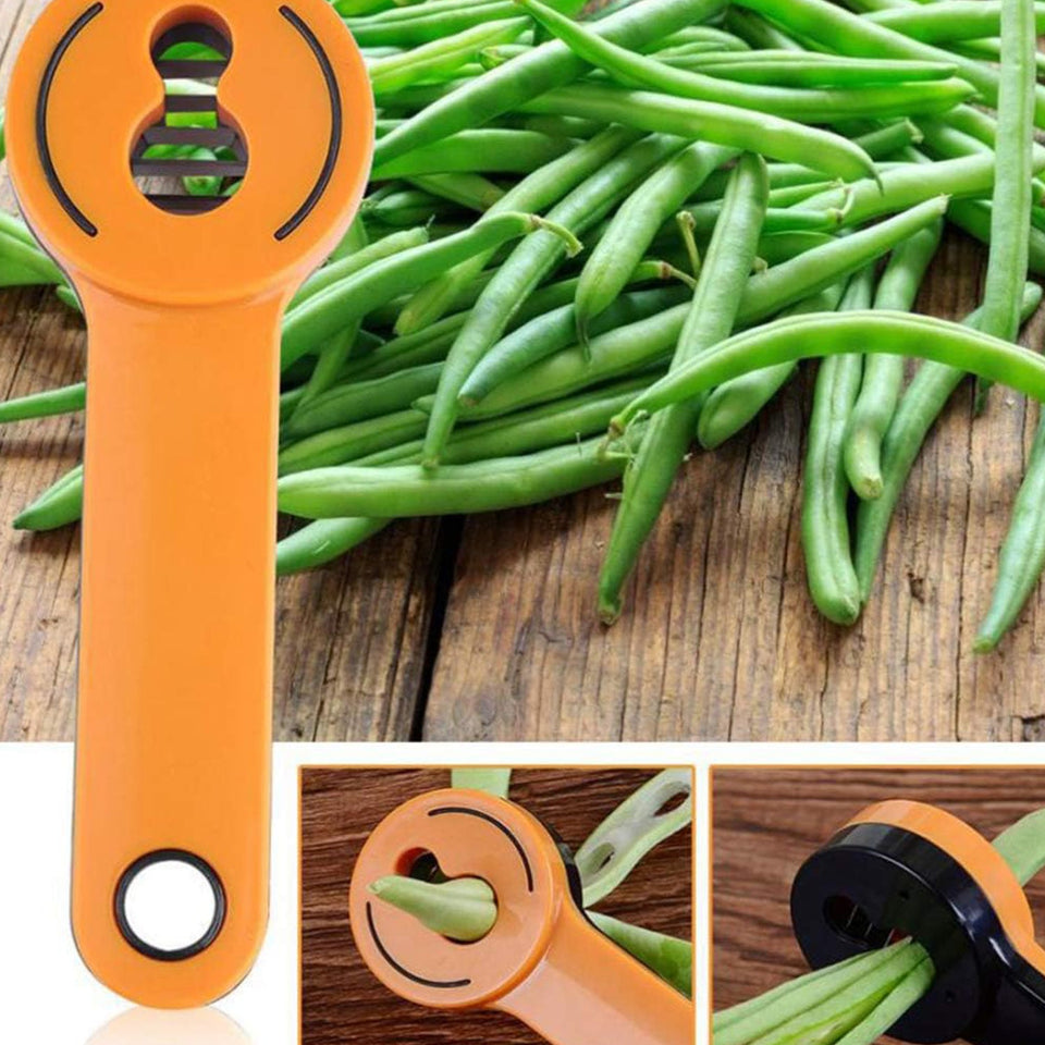 Bean Slicer Cutter Stringer Remover Peeler French Style Green Vegetable Runner  Slicer Kitchen Slicer Fruit Shredders Gadget Green Kitchen Cutter Slicer Slicer Grater Cutter Bean (1Pc)