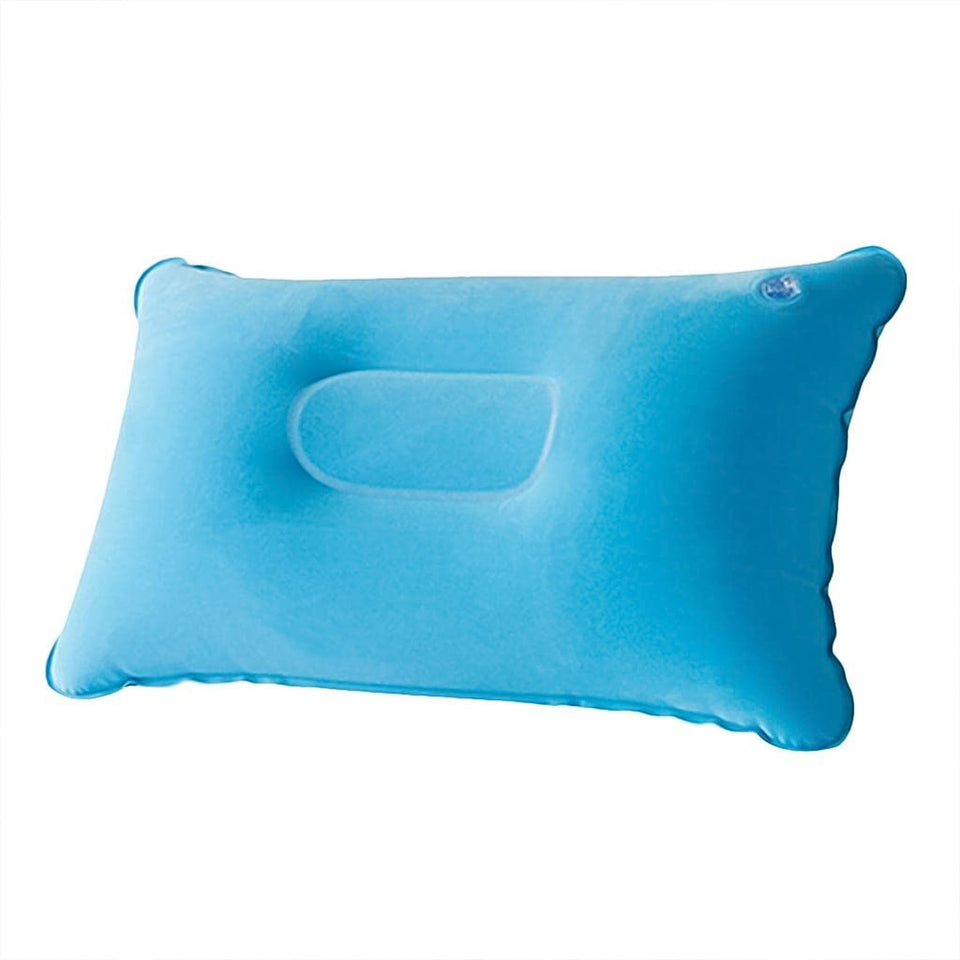 Comfortable Inflating Travel Pillow (34×21 Cm / 1 Pc / Mix Color)