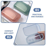 Travel Soap Container, Soap Travel Case with Lid (1 Pc)