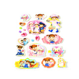 Multipurpose Adhesive 3D Stickers (1 Sheet / 15×10 Cm)