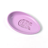 Plastic Soap Dish with Drain, Soap Holder Double-layer (1 Pc)