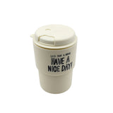 Appreciation and Motivation Portable Plastic Coffee Cup for Travel, Home, Office, Gift for Travel Lovers