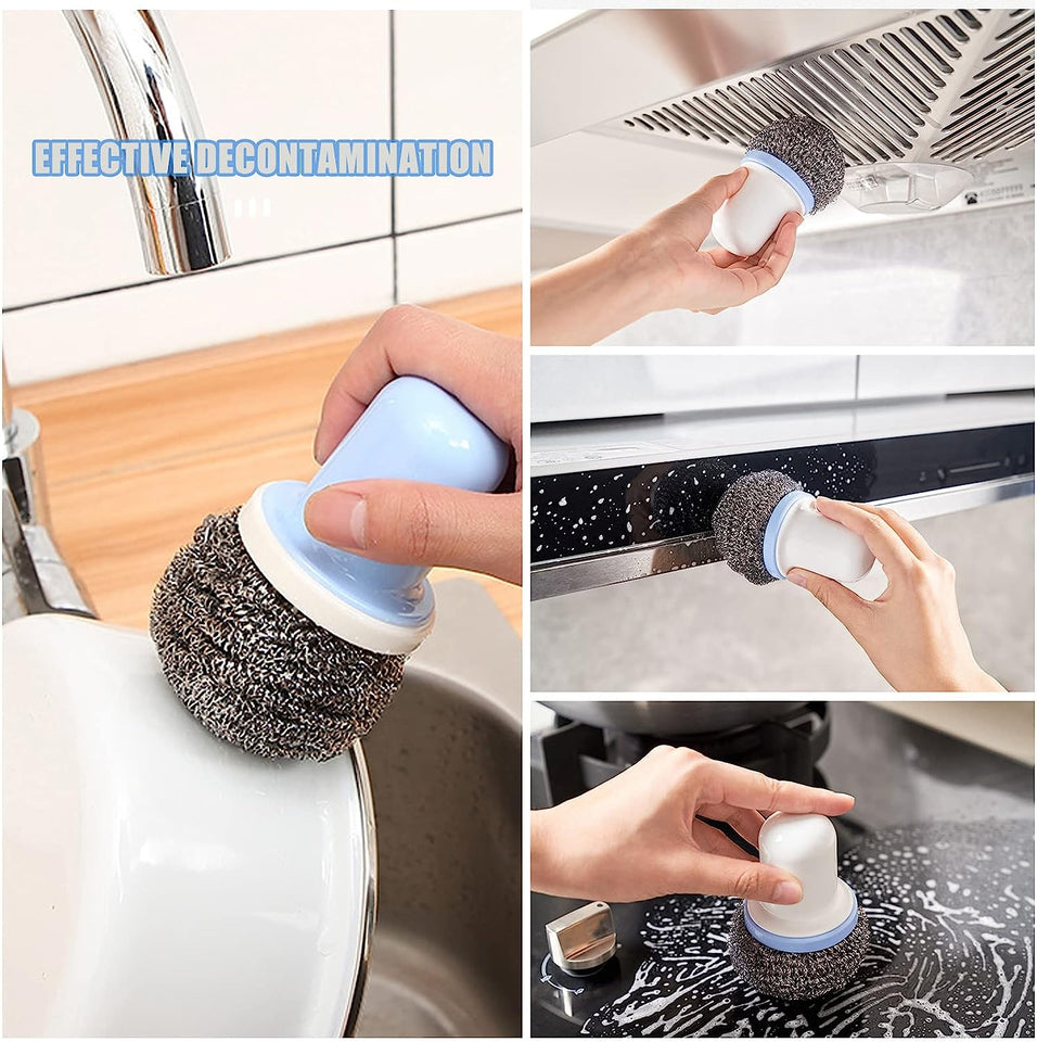 Dish Brush Multifunctional Palm Brush for Dish Kitchen Sink Pot Pan - Dish Scrub Brush Small Cleaning Brush Dish Scrubber Brush Cleaning Brushes for Household Use