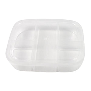 Plastic 5- Compartment Excellent container Reusable Lunch Box (1 Pc)