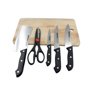 Stainless Steel 6 Piece Kitchen Knife Knives Set For Home Restaurant