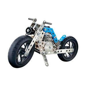 Metal Bike Creative Mechanical Construction Engineering Kit 140 Part of Bike Tool / 1 Set 】