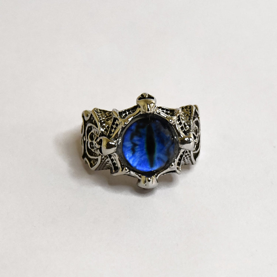 Antique Finish Shiva Third Eye Finger Ring