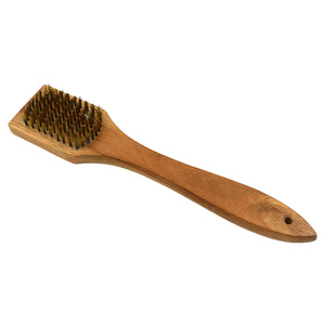 Wooden Handle Steel Wire Brush (1 Pc)