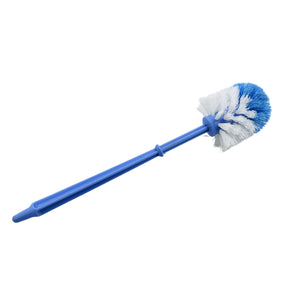 Plastic Round Toilet Cleaner Brush Plastic Bathroom Cleaner - Round Hockey Stick Shape Toilet Brush