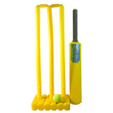 Big Cricket Kit, Cricket Set with 1 Cricket Bat, 1 Rubber Ball, Bails, 3 Stumps with Stand Base