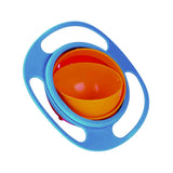 0617 Portable Non Spill Feeding Toddler Gyro Bowl 360 Degree Rotating Dish