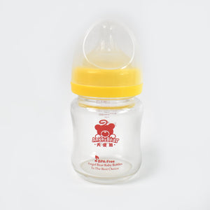 Glass Baby Feeding Bottle (120 ML / 1 Pc)