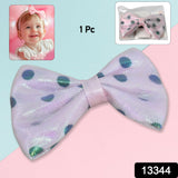 Hair Bow Knot Clip Suitable For Girls (1 Pc)