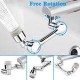 Flexible Faucet Splash Head Extender Aerator, Universal Splash Filter Faucet Sprayer (1 Set)