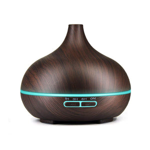 Aromatherapy Humidifier with 7 Colourful LED Light Change (500 ML Capacity / With Remote)