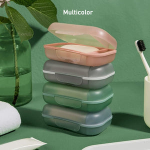 Travel Soap Container, Soap Travel Case with Lid (1 Pc)