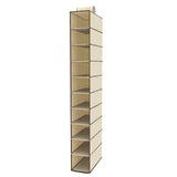 10 Tier Multipurpose Storage Rack, Foldable, Collapsible Fabric Wardrobe Organiser for Clothes