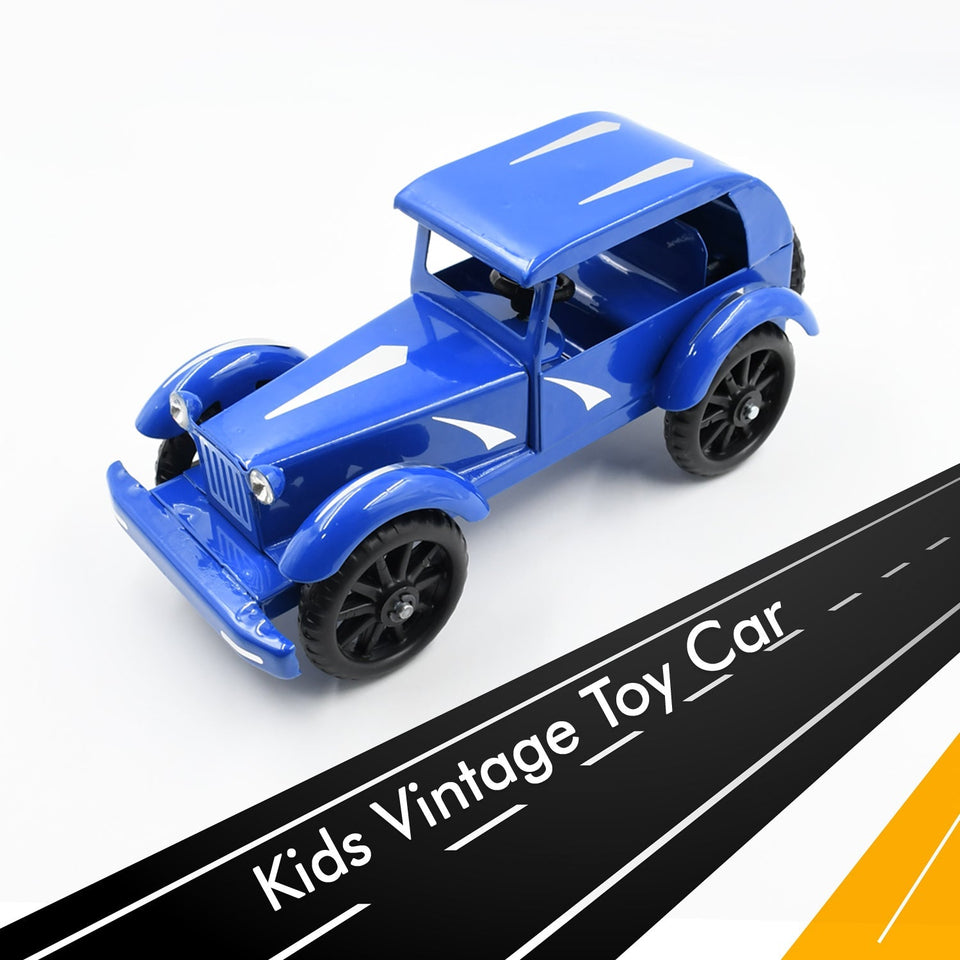 Vintage Metal Car 10 Inch Big Unbreakable Full Metal Body Car, Vintage Car Toy Model Alloy Model Retro Car Model Toy Vehicle Classic Car Metal Vintage car