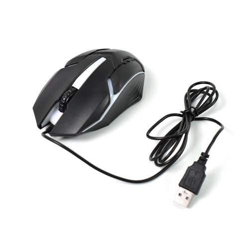 USB Wired Mouse, Ergonomic Design Gaming Mouse  (1 Pc)