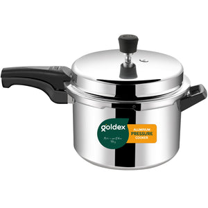 Aluminium Classic Goldex Pressure Cookers With Outer Lid (7.5 Litres / 5-Year warranty)