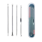 Blackhead Remover, 4-in-1 Stainless Steel Pimple Extractor Tool (1 Pc)